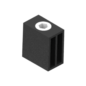 Butée pour joint de rideau métallique (la paire)