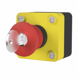 Arrêt d'urgence avec clées