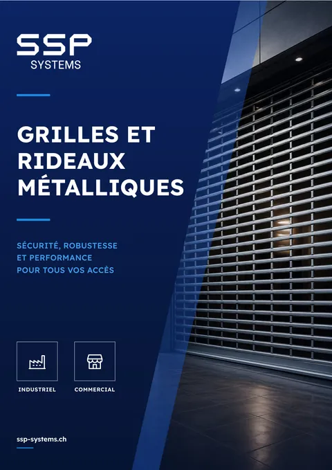 Couverture de la brochure Grilles et rideaux métalliques