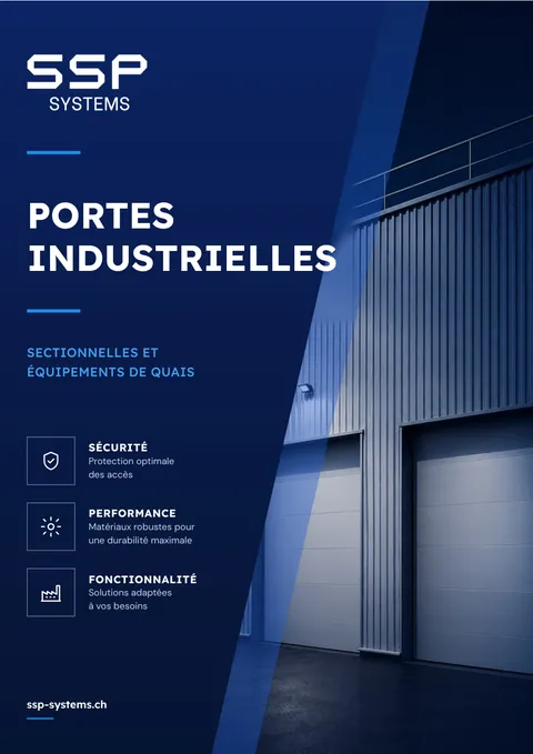 Couverture de la brochure Portes industrielles